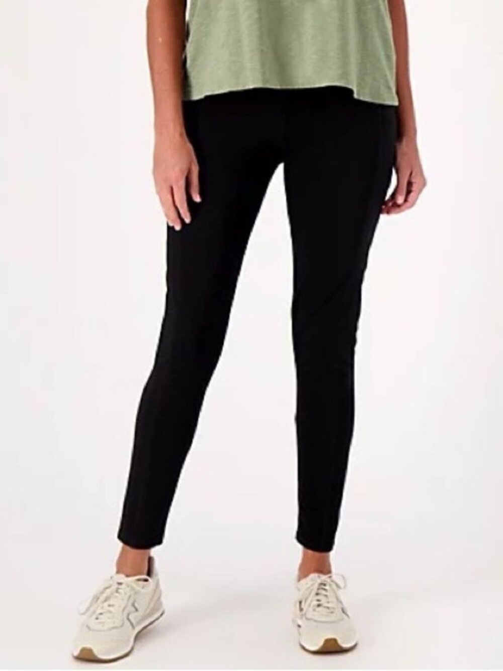 Denim & Co. Active Side Pocket Duo Stretch Pant